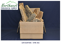 cork bark flats - 10 lb. box